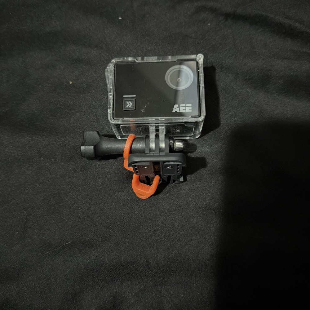 AEE Action Camera with Waterproof Housing and Mount Black Compact Camcorder